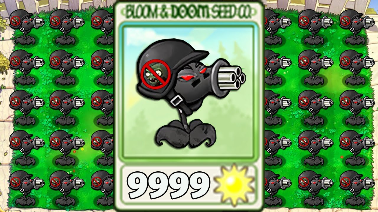 100% PvZ Boom Gatling PEA Plants Attack Gargantuar Fight! - PvZ Mod ...