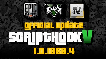 Official Script Hook V (1.0.1868.4) For GTA 5 Epic Games