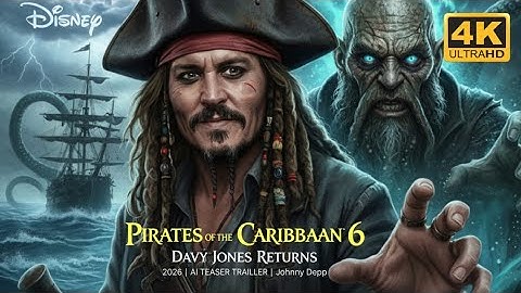 Pirates of the Caribbean 6 (2026) - AI Teaser Trailer Review | Johnny Depp, Davy Jones Returns