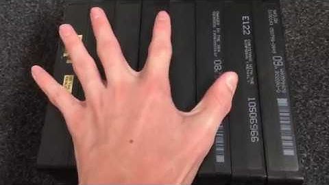 VHS tapes without a case