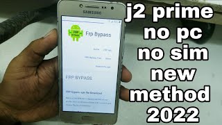 Samsung J2 Prime (G532G) FRP Bypass Final Update Without PC