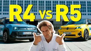 Renault R4 Vs R5 Cuál Es Tu Súper Eléctrico Francés Nostálgico Favorito?