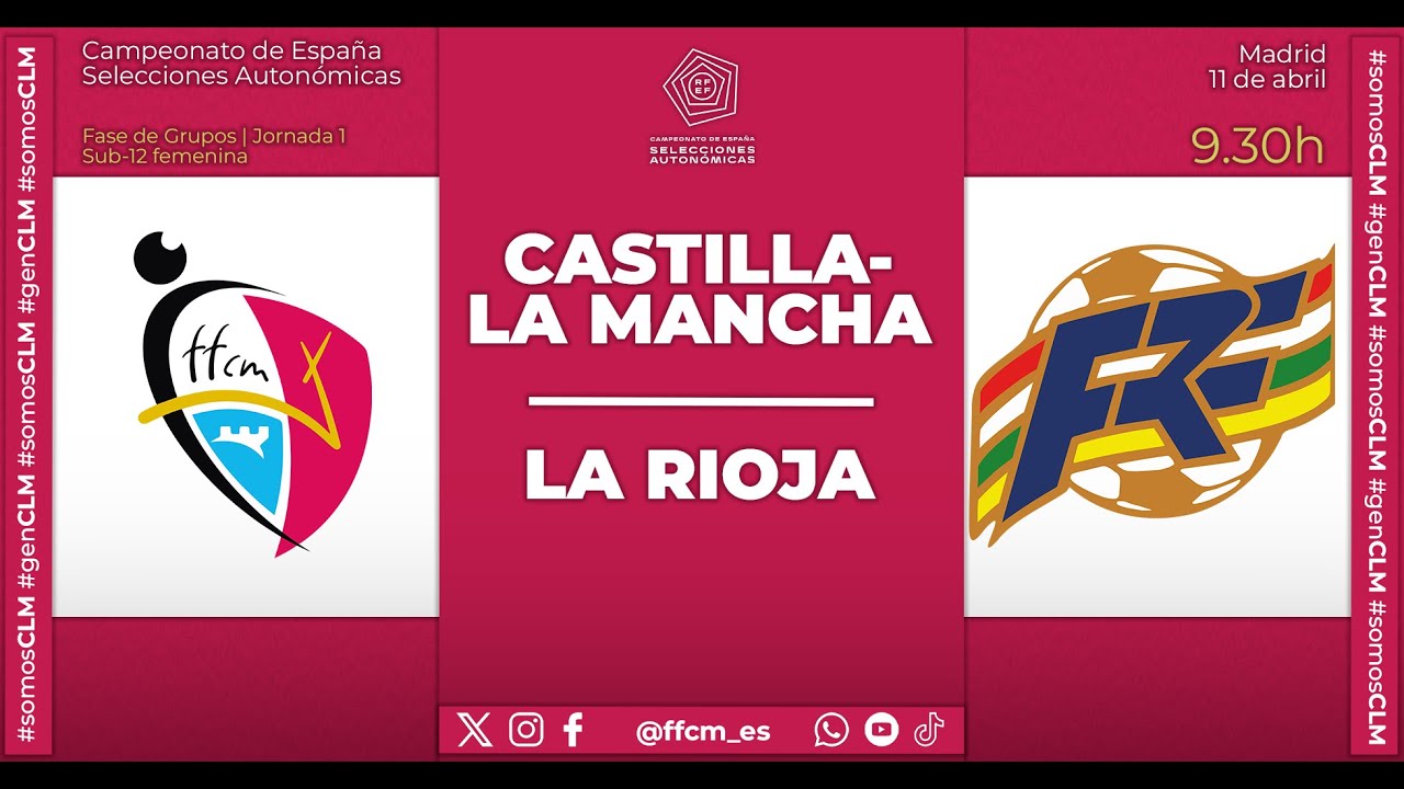 Campeonato de España Selecciones Autonómicas: Castilla-La Mancha - La Rioja, sub-12 femenino