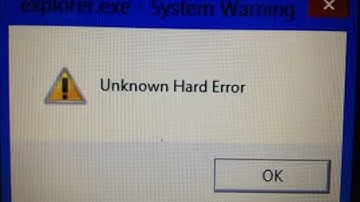 How To Fix Unknown Hard Error On Windows 11