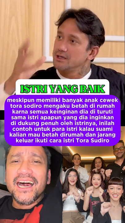 Alasan Tora Sudiro betah di rumah