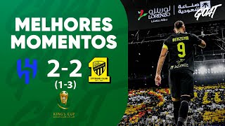 Thumbnail for SHOW DE BENZEMA E RAJKOVIC! AL-ITTIHAD ELIMINA AL-HILAL DA COPA DO REI SAUDITA | MELHORES MOMENTOS