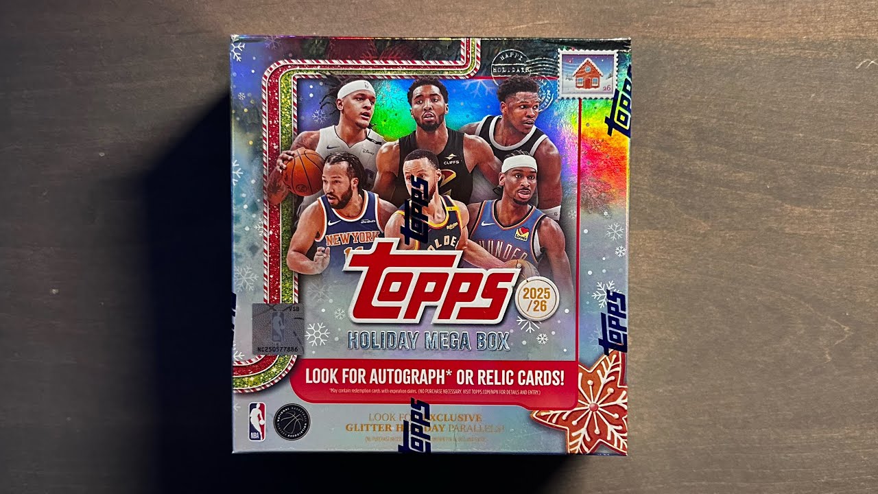 2025/26 Topps Basketball Holiday Mega Box - NBA License Returns 