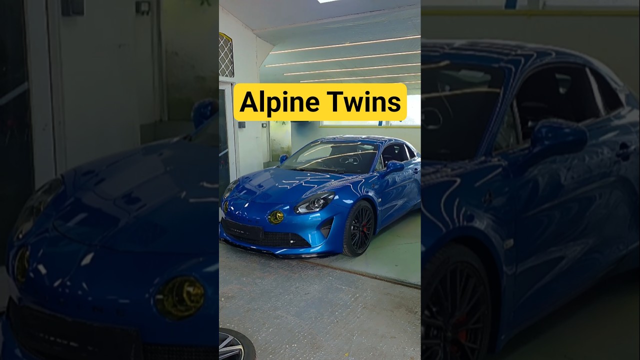 The Alpine A110 twins are almost complete! Video coming out soon 😬🙌 #alpine #a110 #paintwork