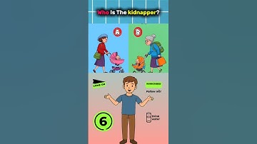 Guess who is the kidnapper? Quiz challenge 💪 test your skills 👍#ytshorts #quizchallenge