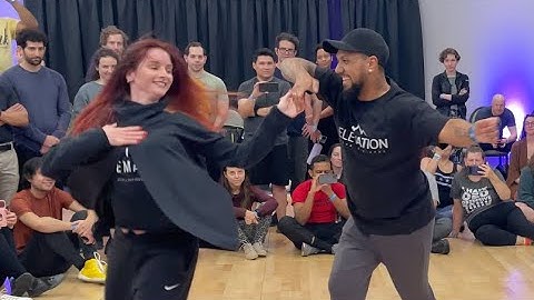 Elevation Zouk Festival 2024 Kadu & Larissa Brazilian Zouk Dance Demo 1