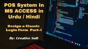 Design a classic Login form in Access in Urdu / Hindi