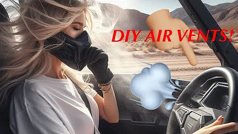 DIY (New RZR style) Air Vents for your side by side.