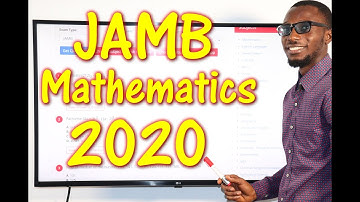 JAMB CBT Mathematics 2020 Past Questions 1 - 15
