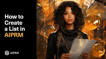 How to Create a List in AIPRM