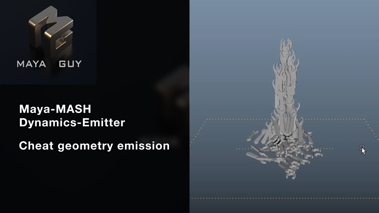 Emitting full geometry with Maya YouTube