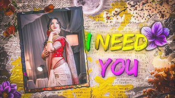 Girl I need You || Ae Inspired AlightMotion Edit Tutorial || Free Preset+ Xml(Typography Edit)