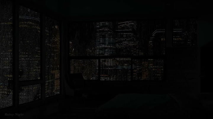 Heavy Rain Night City - Forget the Chaos Outside, go Back to Your Little Bed