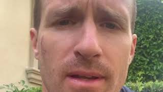 Drew Brees Apology Video