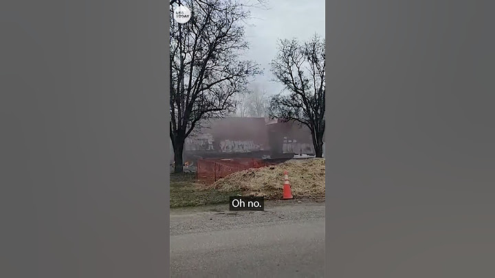 Train derails after smashing into truck carrying 134-foot beam | USA TODAY #Shorts