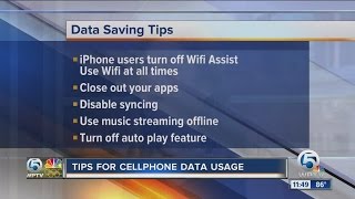 Tips to stretch you cellphone data usage