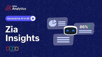 Generative AI in BI- Zia Insights | Zoho Analytics