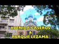 [4K] Buenos Aires Walk - Avenida Caseros/Parque Lezama (Barrio San Telmo) - Buenos Aires - Argentina