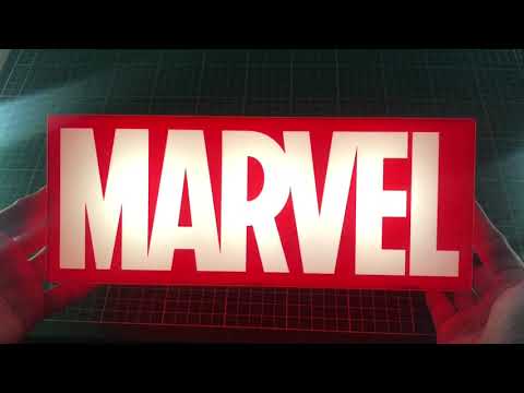 Paladone MARVEL Logo Light Box Review