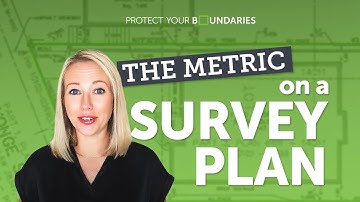 The Metric on a Survey Plan