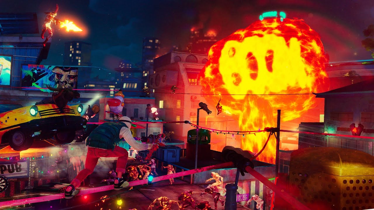 Sunset Overdrive Free Roam Gameplay 