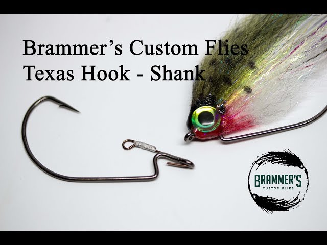 Fly Tying: Brammer's Custom Texas Hook - Shank for Weedless