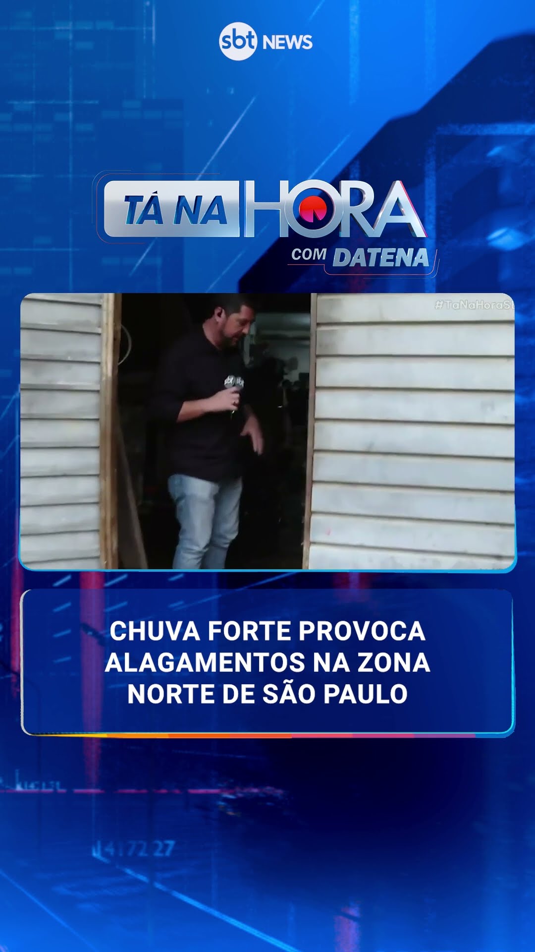 Chuva forte provoca alagamentos na zona norte de São Paulo