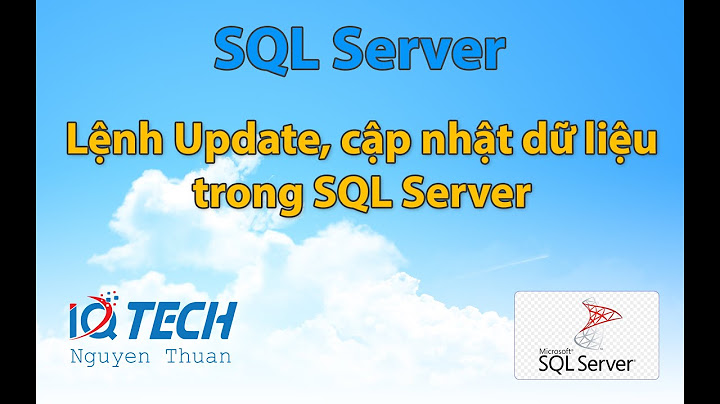 Cập nhật điểm trung bình trong sql sever 2023 năm 2024