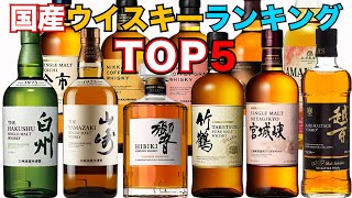 国産ウイスキーランキング。TOP5を決めてみた【予算6000円】