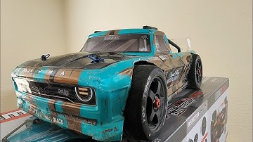 Arrma Infraction Mega 1/8 scale on 6s 94 mph new PB.