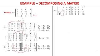 Solution of System of Equations using LU Decomposition