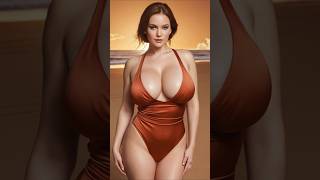 Beautiful Women Satin Swimming Wear One Piece Dress Designs Collection Trending One Piece