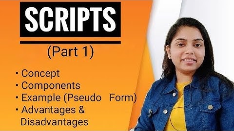 Scripts | Part 1 | Knowledge Representation Technique | Artificial Intelligence | AI - Kanika Vats