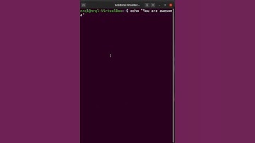 Linux/Ubuntu Tricks 💡 #92 #code_with_mrql #shorts - Print text vertically one letter per line