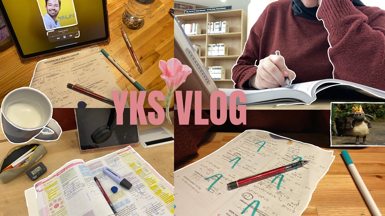 Benimle 2 kütüphane günü🤓🫠 ||+11 saat: kütüphane günlükleri,tyt mat. denemesi,bolca ayt…#yks2026 
