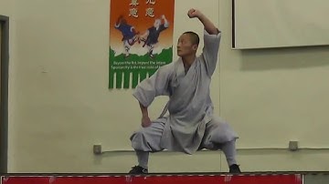 Shaolin Xiao Pao Quan by Shaolin Warrior Monk Master Shi Yan Bo of the Shaolin Temple in Songshan