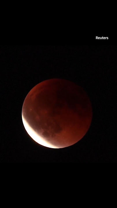 ‘Blood moon’ lights up the sky across Asia