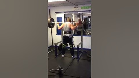 180kg x 3 paused squats at 90kg BW.
