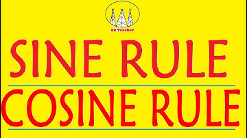 Sine Rule Formula || Cosine Rule Formula||Missing Side||Missing Angle ||Law of Sine||Law of Cosine