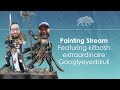 Painting stream chilled hobbying stream with googlyeyedskull