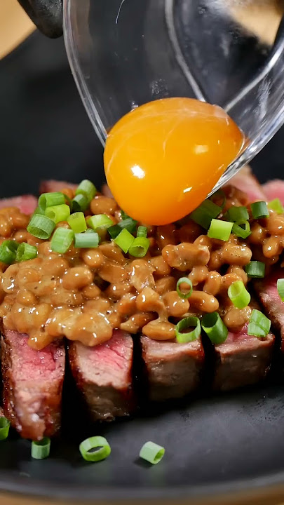 Natto wagyu steak #shorts