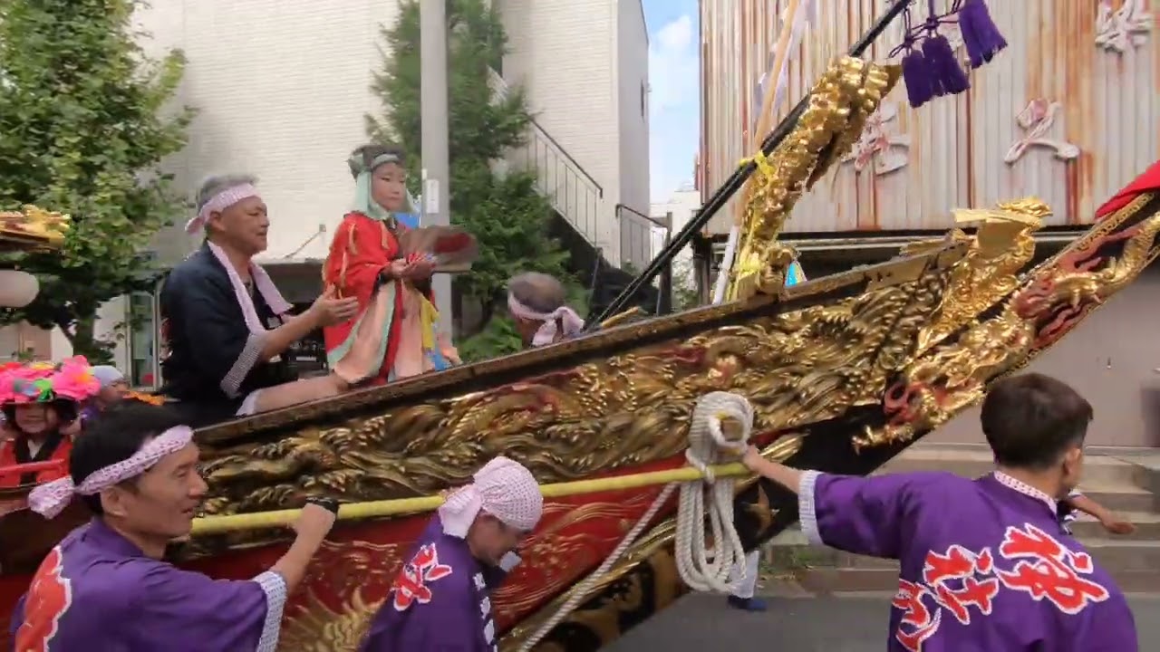2025 (R07) 年 9月28日 富田の鯨船 北島組 神社丸 鳥出神社鳥居前