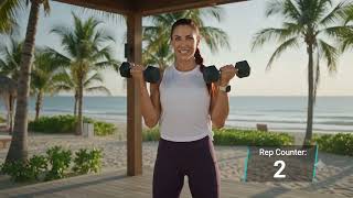 🌴 Build Stronger Arms Anywhere | Hammer Curl Exercise