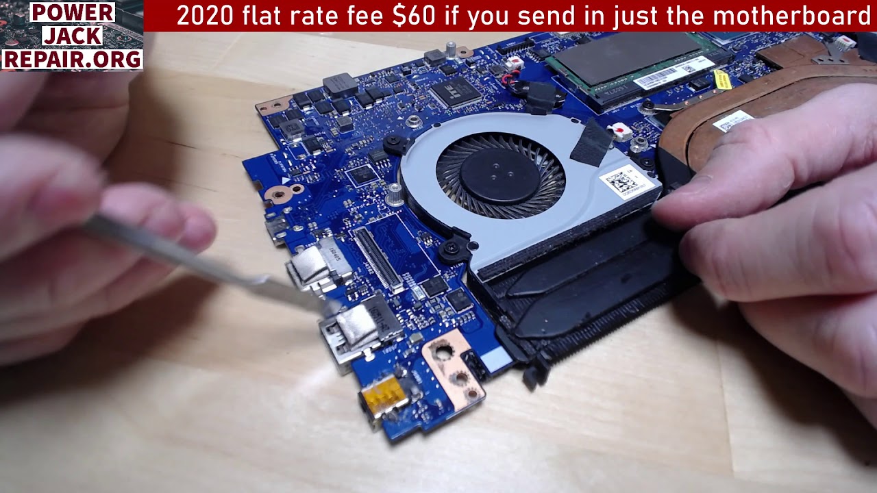 ASUS UX501V disassembly laptop charge port power jack repair fix taking