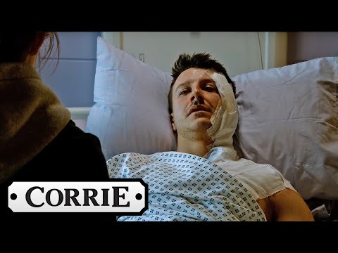 Daisy Visits Ryan in Hospital After the Acid Attack | Coronation Street