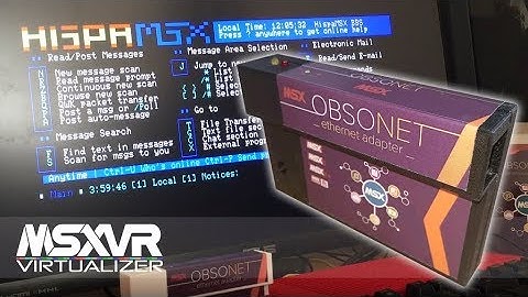 MSXVR :: Connecting to HISPAMSX BBS [MSX | OBSONET | Internet | Application]